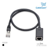 Cablesson - Cat7 Ethernet Cable - 3m - RJ45 - Black