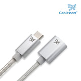 Cablesson Maestro USB C to USB 3.0 A Female Extension Cable, for New Macbook and More Type C devices, 3.2ft (1m)