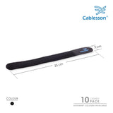 Cablesson - Cables Tie - Chunky Pack - Black - 10