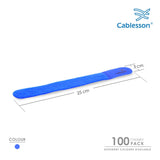 Cablesson - Cables Tie - Chunky Pack - Blue - 100