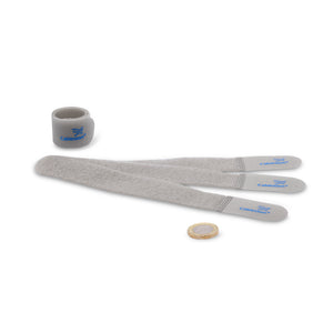 Cablesson Reusable Releasable Hook and Loop Nylon Velcro Cable Ties - Pack of 10 - Chunky Pack - Straps and Keep wire cord tidy - Grey