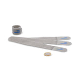 Cablesson Reusable Releasable Hook and Loop Nylon Velcro Cable Ties - Pack of 10 - Chunky Pack - Straps and Keep wire cord tidy - Grey