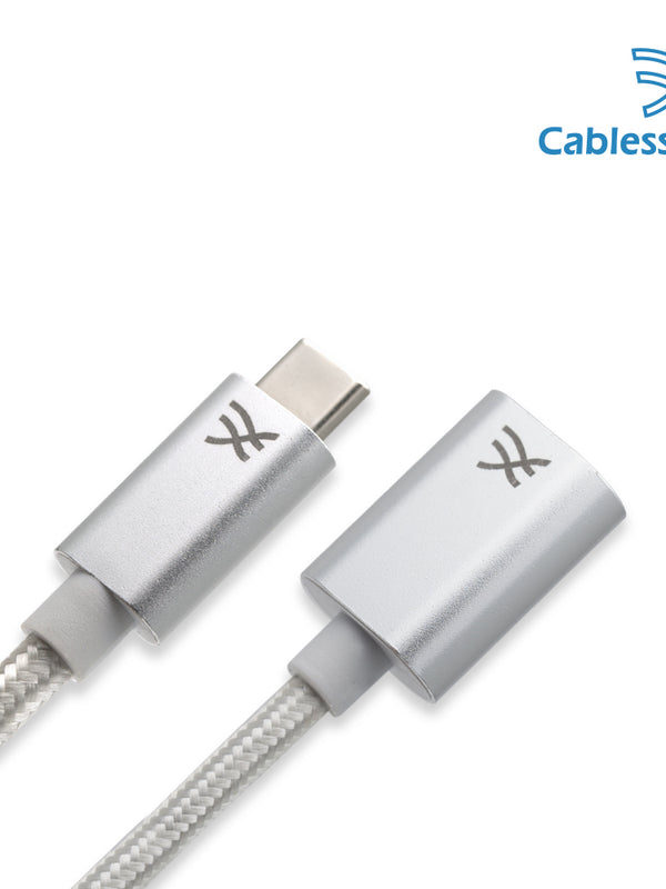 Cablesson Maestro USB C to USB 3.0 A Female Extension Cable, for New Macbook and More Type C devices, 1.6ft (0.5m)