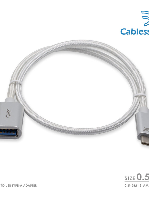 Cablesson Maestro USB C to USB 3.0 A Female Extension Cable, for New Macbook and More Type C devices, 1.6ft (0.5m)