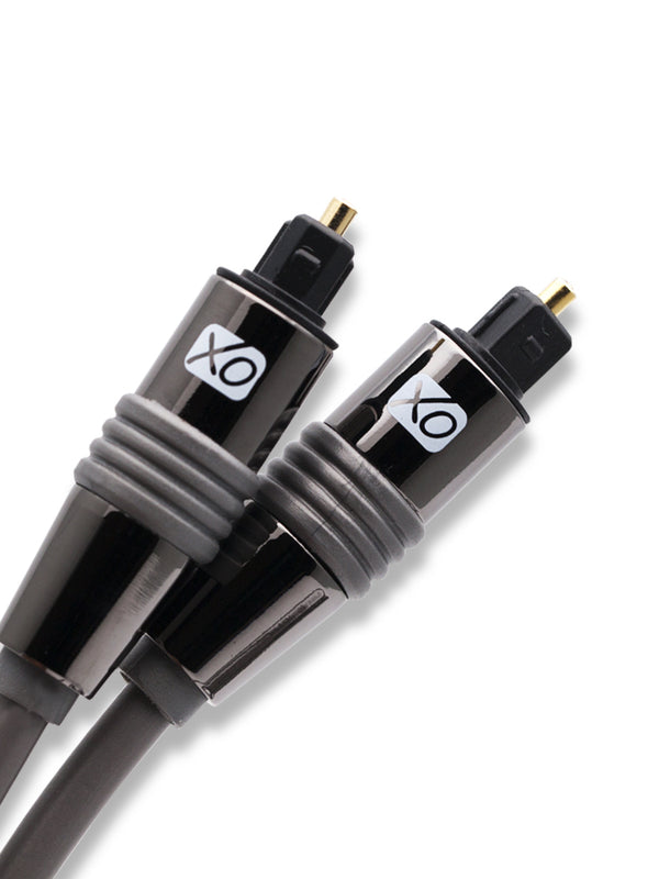 XO Premium Install 3m Optical TOSLINK Digital Audio SPDIF Cable - Black. Compatible with PS4/PS3, Xbox One, Wii, Sky Q, Sky HD, HD TVs, DVD, Blu-Rays, AV Amp.