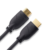 Cablesson Basics 1m (1 Meter) High Speed HDMI Cable with Ethernet - (Latest 2.0/1.4a Version, 21Gbps) Gold HDMI Cable with ETHERNET Compatibility, PS4, FULL HD, 1080P, 2160p, LCD, 4K