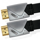 XO Platinum 4m Flat Metal HDMI TO HDMI Cable *New Version High-Speed* FULL HD 1080p High-Speed for XBOX 360, PS3, SKYHD, VIRGIN BOX, DVD, BLU-RAY, HDTV, LCD, LED, PLASMA