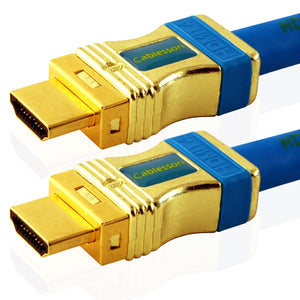 Cablesson Kaiser **FUTURE PROOF** 2160p 4k2k 3M / 3 Meter HDMI Cable 1.4 + Ethernet and Audio Return Channel (2.0/1.4a Version, 21Gbps) WITH 1.3 1.3b 1.3c 1.4 1080P, PS4, XBOX ONE, DVD, Blu-ray, VIRGIN BOX, FULL HD LCD, PLASMA & LED TVs, 3D UHD TV Lead, SKY HD