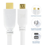 Cablesson 1 Meter / 1M Mini DisplayPort Extension Cable - Male to Female Thunderbolt Connection (for Apple Mac, Apple LED Cinema Display, etc) 1080p