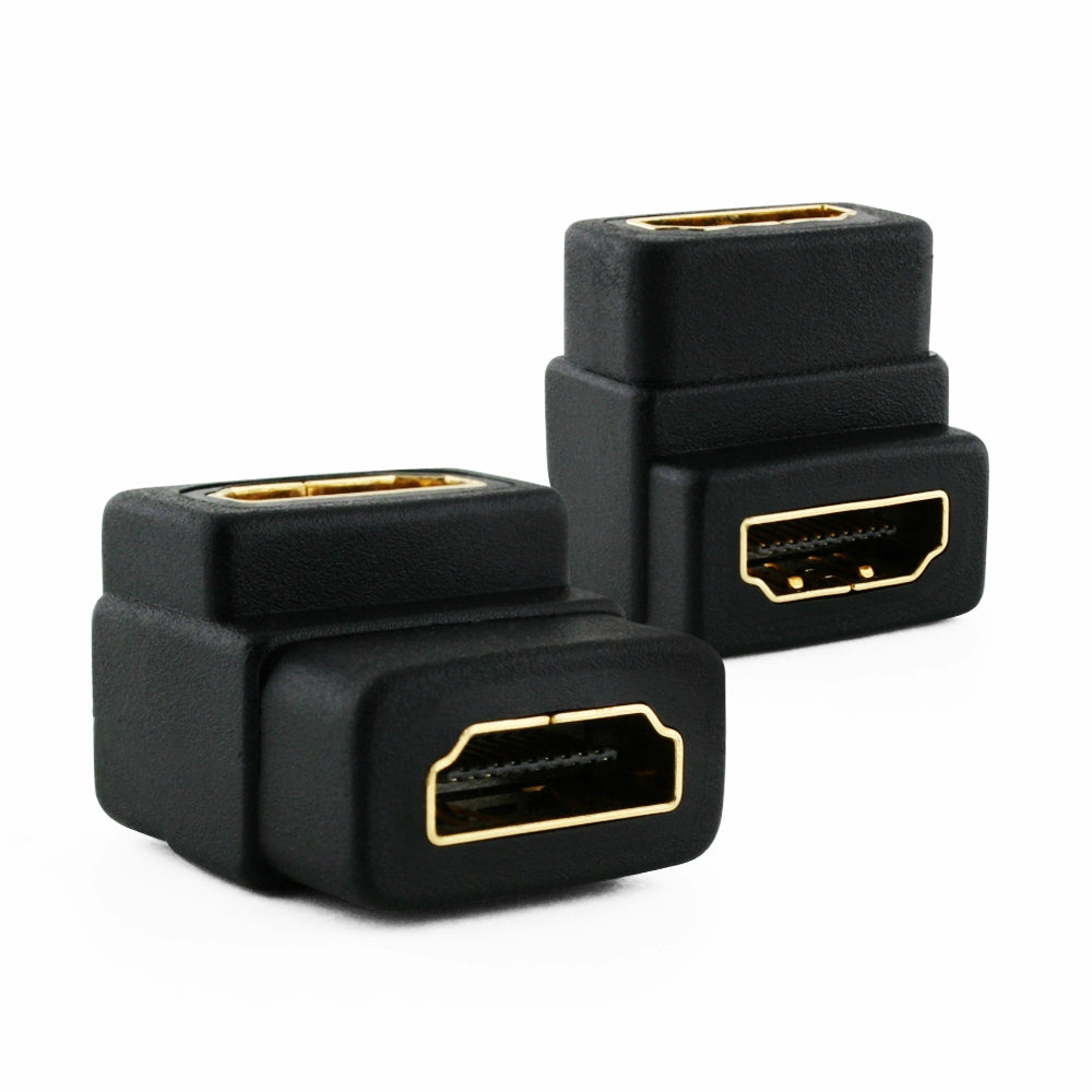 Cablesson HDMI Kopplungsadapter ( Adapter ) - Schwarz (24K vergoldete Stecker HDMI v1.3 & v1.4 & 2.0 Unterstützung 1080p Full HD)