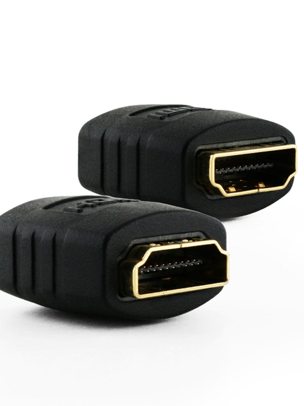 Cablesson HDMI Kopplungsadapter ( Adapter ) - Schwarz (24K vergoldete Stecker HDMI v1.3 & v1.4 & 2.0 Unterstützung 1080p Full HD)