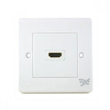 CablessonÂ® HDMI Wall Plate Dual Connector 100/100 - White (HDMI 1.3 and HDMI 1.4 Compatible)