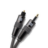 XO Premium Serie Mini TOSLINK auf Optical Digital S/PDIF Audio Kabel AV - 2m - Kompatibel mit PS4/PS3, Xbox One, Wii, Sky Q, Sky HD, HD Fernsehern, DVD, AV Amp, Heimkinosysteme, MP3 players