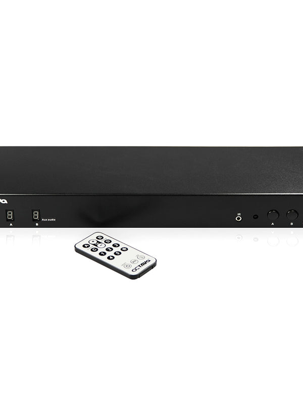 Octava HDMXA71-UK 4x2 HDMI Matrix + 7.1 Analogue Audio - Converter