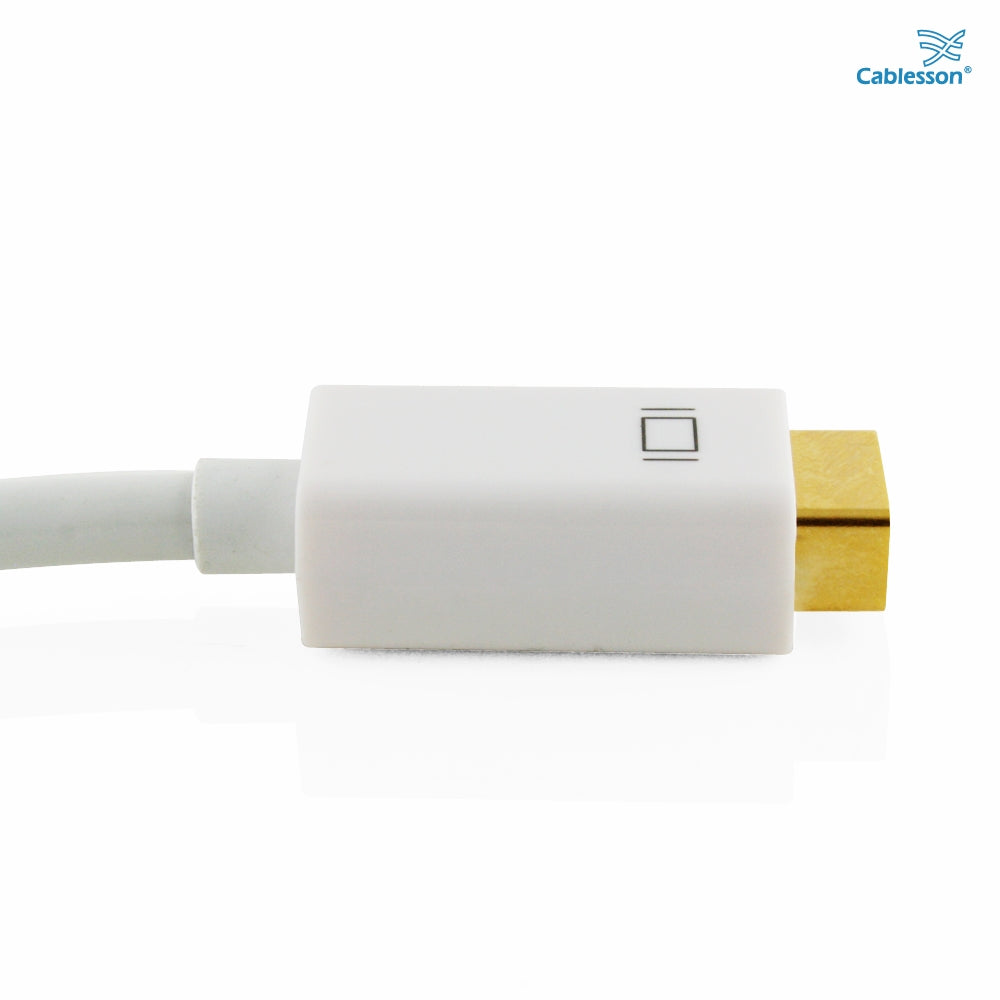 Cablesson - Apple Mini-DVI-auf-HDMI-Kabel - Adapter - männlich zu weiblich - Weiß