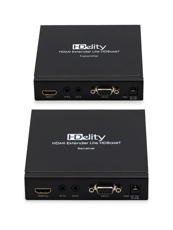 Cablesson HDelity HDBaseT 70m Extender - (70m) (HDMI + IR) 4Kx2K Ultra HD Over Single Cat5e/Cat6 /Cat7, RS232 with bidirectional IR Control. Support 3D, 1080p, 4k, Deep Colour, UHD, HDR, CEC