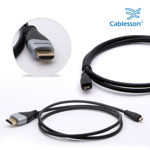 Cablesson Ivuna - 2er-Pack Micro-HDMI-Kabel - 3m