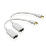 Cablesson - 2er-Pack Mini-DP auf HDMI Buchse Adapter