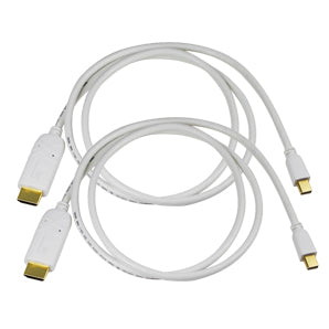 Cablesson 2er Pack x 3m Mini Display Portauf HDMI Konverter Video Stecker-Stecker mit Stecker-3D mit Audio - Thunderbolt Mini DP auf HDMI Adapter fÃ¼r iMac, MacBook Pro /Air,Mac mini, Microsoft Surface