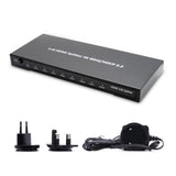 Cablesson - 1x8 HDMI 2.0 Splitter HDCP 2.2 - Plug & Play, HDMI-Umschalter 4K 3D 1080P HD bidirektional - Für PS4, XBOX, SkyBox, TV-Stick, DVD-Player