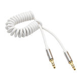 XO - 3.5mm Male to Male 2M (with spring cable) - White
