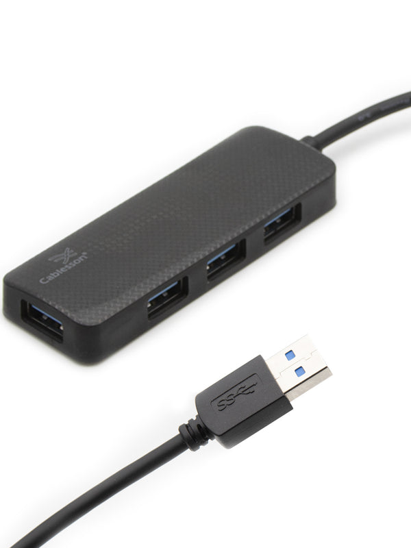 Cablesson USB to 4xUSB3.0HUB Cable L=250mm - Black