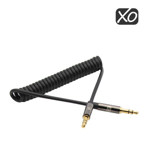 XO - 3,5 mm Stecker auf Stecker mit Frühlings-Kabel - 1-3m Jack Cable -