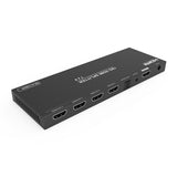 HDElity HDMI 2.0b 1x4 Splitter 18G 4: 4: 4 mit Scaler Audio - Mit EDID - HDR HDCP 2.2, 4K & 1080P Scaler