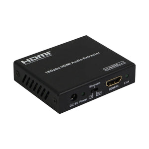 HDElity HDMI 2.0 Audio-Extraktor 4K HDMI zu optischem Spdif Toslink-Konverter Unterst&#252;tzung 4K @ 30Hz ARC 3D f&#252;r Blu-ray-DVD-Player Sky HD Box PS3 PS4 Xbox One