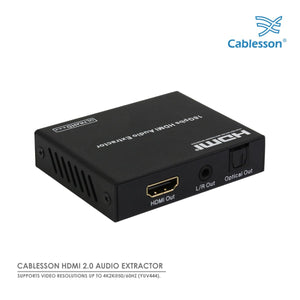 Cablesson - HDMI 2.0 Audio Extractor