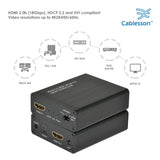 HDelity - HDMI 2.0 Audio Extractor 4K2K HDMI - optische Toslink Konverter ARC 3D
