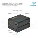 HDelity - HDMI 2.0 Audio Extractor 4K2K HDMI - optische Toslink Konverter ARC 3D