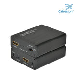 HDelity - HDMI 2.0 Audio Extractor 4K2K HDMI - optische Toslink Konverter ARC 3D