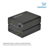 HDelity - HDMI 2.0 Audio Extractor 4K2K HDMI - optische Toslink Konverter ARC 3D