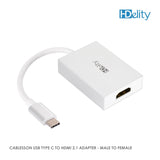HDelity USB Type C to HDMI 2.1 Adapter - Male to Female -White