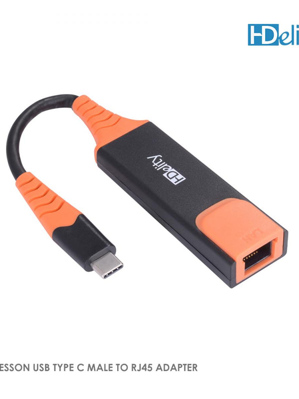 HDelity USB Type C Male to RJ45 Adapter