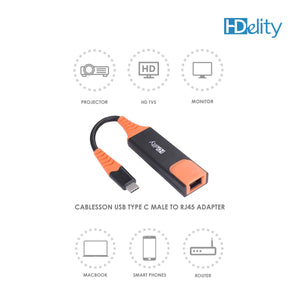 HDelity USB Type C Male to RJ45 Adapter