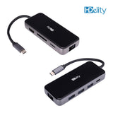 HDelity USB Type C Male to USB3.0*3+HDMI 8in1