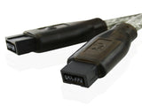 XO FireWire 800 Cable - 5m - 9 pin (male) to 9 pin (male) - IEEE 1394b (Compatible with MAC and PC) - 5 Metres PRO FusionXLS Cable