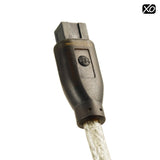 XO FireWire - 800 Cable - 2m - 9-poligen Stecker auf 9-polig männlich - IEEE 1394b Kompatibel mit MAC und PC - 2 Meter PRO FusionXLS Cable -