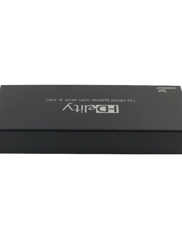 Cablesson HDelity 1x2 HDMI Splitter mit 4K2K (Adv EDID) + XO PRO 15 m / 15 m HDMI Gold-Kabel mit Ethernet