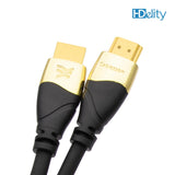 Cablesson HDelity 1x2 HDMI Splitter mit 4K2K (Adv EDID) mit Ivuna erweiterte Premium Certified HDMI-Kabel 2,0 - 1,5 m