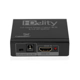 Cablesson HDelity 1x2 HDMI Splitter mit 4K2K (Adv EDID) mit Ivuna erweiterte Premium Certified HDMI-Kabel 2,0 - 5m