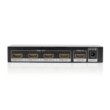 Cablesson HDelity 1x4 HDMI Splitter mit 4K2K mit Ivuna Flex Plus-0.5m High Speed HDMI-Kabel mit Ethernet