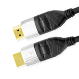 Cablesson HDelity 1x4 HDMI Splitter mit 4K2K mit Ivuna Flex Plus-0.5m High Speed HDMI-Kabel mit Ethernet