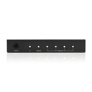 Cablesson HDelity 1x4 HDMI Splitter mit 4K2K mit Ivuna Flex Plus-3m High Speed HDMI-Kabel mit Ethernet