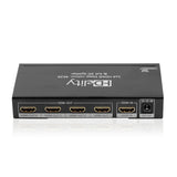 Cablesson HDelity 1x4 HDMI Splitter mit 4K2K mit XO Platinum 15m High Speed HDMI-Kabel mit Ethernet - Silber