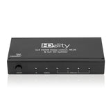 Cablesson HDelity 1x4 HDMI Splitter mit 4K2K mit XO Platinum 15m High Speed HDMI-Kabel mit Ethernet - Silber