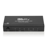 Cablesson HDelity 1x4 HDMI Splitter mit 4K2K mit XO Platinum 2m High Speed HDMI-Kabel mit Ethernet - Schwarz