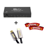 Cablesson HDelity 1x4 HDMI Splitter mit 4K2K mit XO Platinum 20m High Speed ​​HDMI-Kabel mit Ethernet